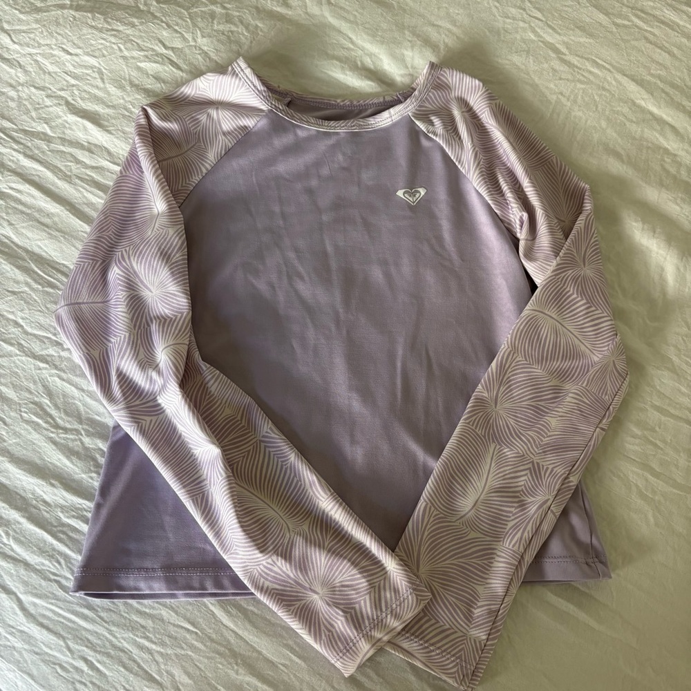 Roxy Girls Purple Long Sleeve Swimwear